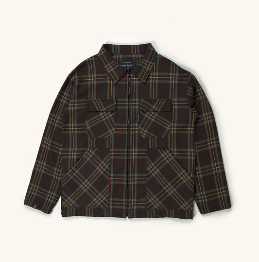 Brown Colored Striped Casaca Portuguesa - PROJECTO TROUXA MOCHA