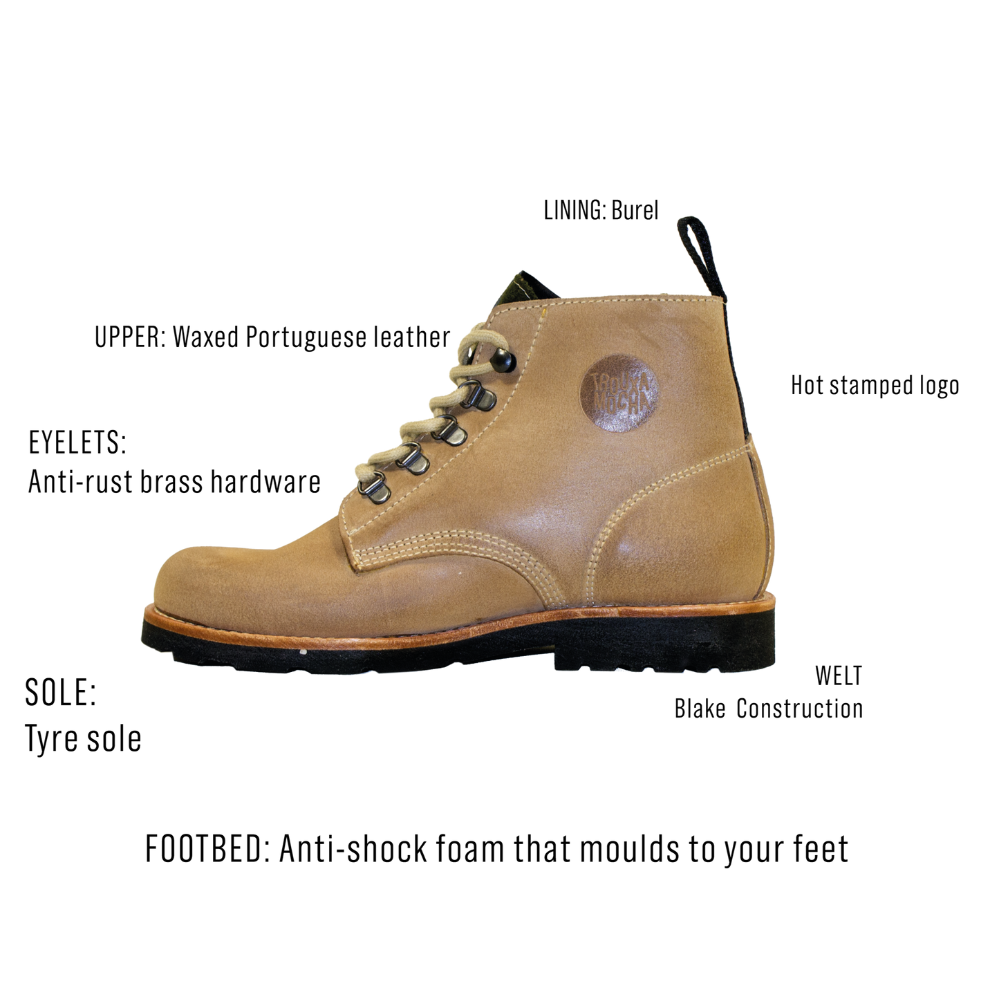 Boots with Burel Lining - PROJECTO TROUXA MOCHA