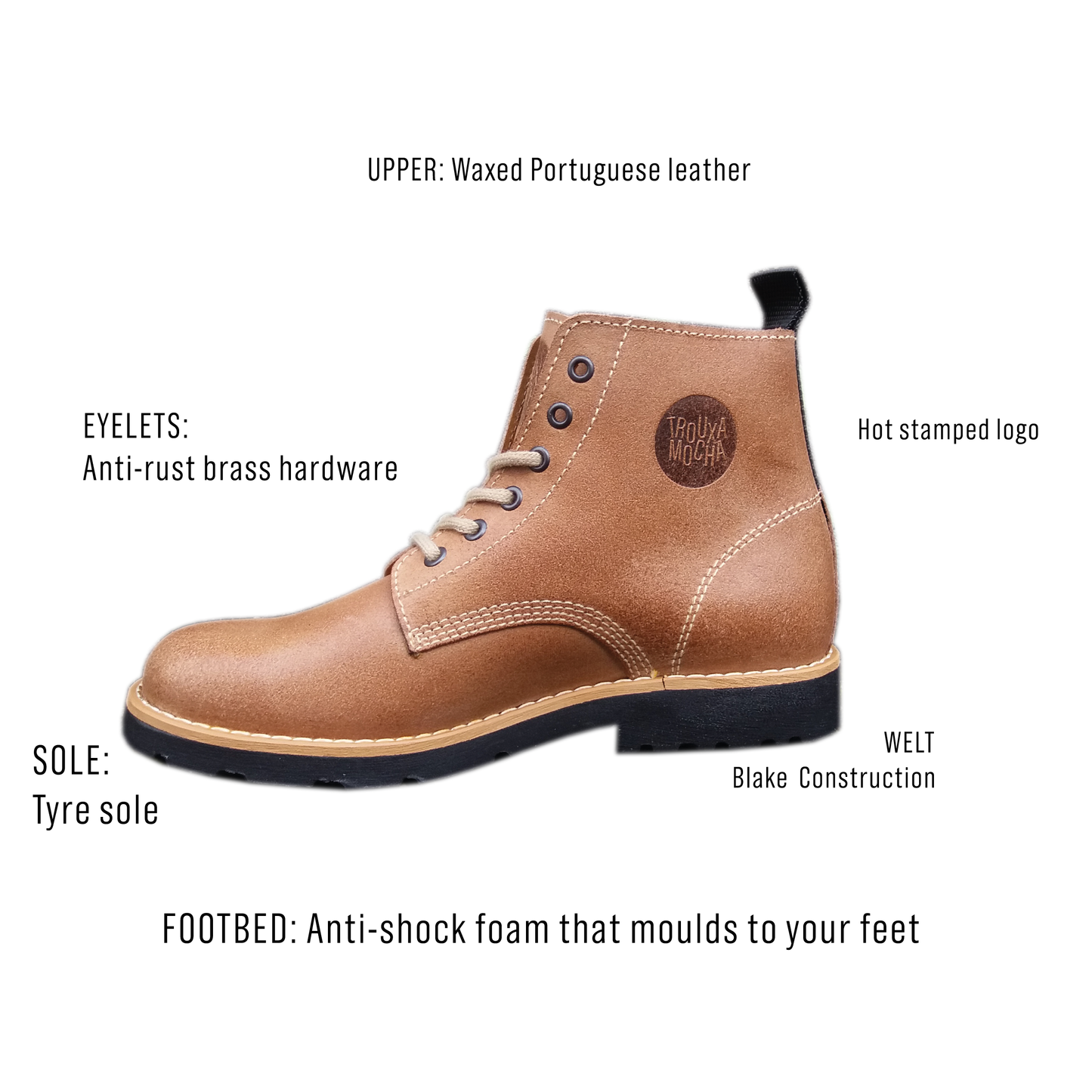 Bricklayer Boots - PROJECTO TROUXA MOCHA