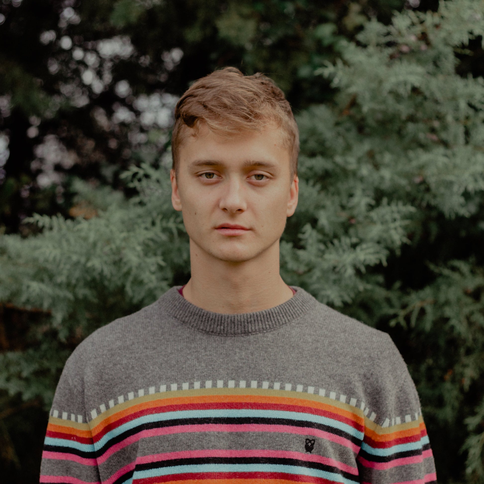 Stripe Lambswool Sweater - PROJECTO TROUXA MOCHA